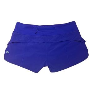 Women’s Lululemon Speed Up Low-Rise Lined Shorts 2.5”, Size 6 Women’s athletics